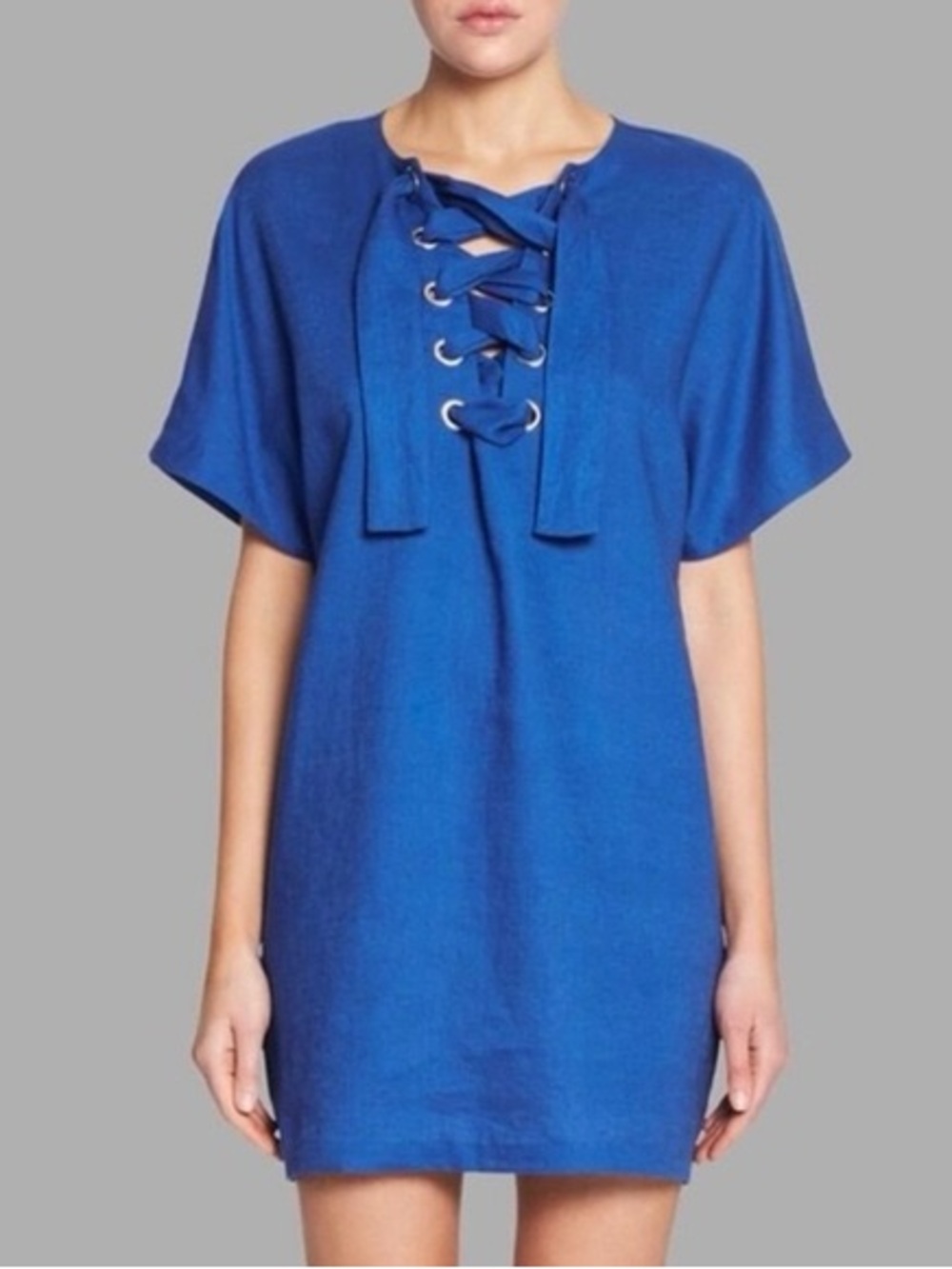 Mara Hoffman Blue Linen Dress Size S